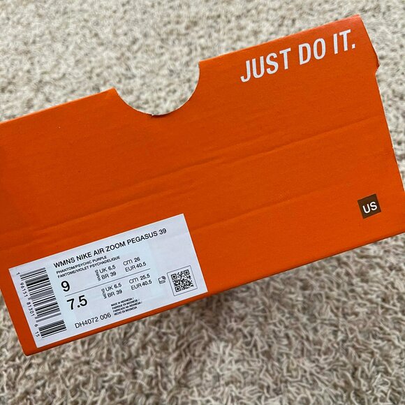Nike Women's Air Zoom Pegasus 39 Running Shoes DH4072-006, Size 9 (New) - Picture 12 of 16